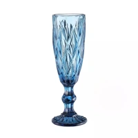 Hot selling colorful glassware China factory price new style glass cup wedding supplies