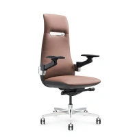 Genuine Cow leather Ergonomic Chair Pu Executive Office Furniture Chairs