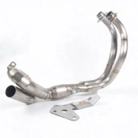 High performance For Yamaha MT07 FZ07 Titanium alloy Motorcycle Exhaust System Header Pipe Slip