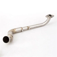 Good quality For YAMAHA NVX 125 155 NVX125 NVX155 Stainless Steel Tube Slip-On Motorcycle Exhaust Pipe Escae Front Link