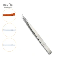 navina Eyelash Tweezers Professional Eyelash Extension Tweezers with Private Logo