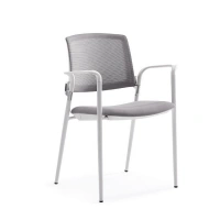 Fabric Metal Modern office conference room Training Visitor Staff Stacking Chairs Plastic Stackable Office Chairs
