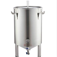 60L Home Brewing Equipment Stainless Steel Conical Fermenter Craft Beer
