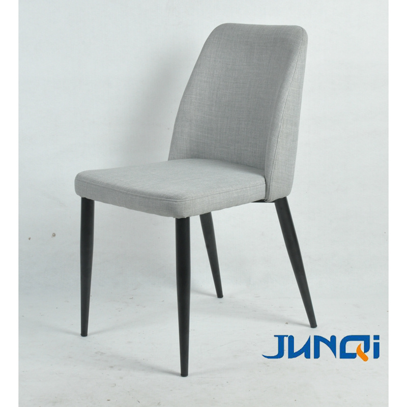 Furniture Factory Outlet Popular Latest Light Luxury Fabric Dining Chair