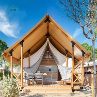 Hotel tent luxury resort four seasons furniture holiday tent glamping safari tent with bathroom