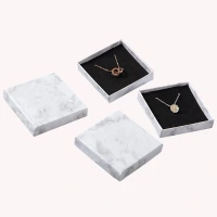 sturdy jewelry box, lid and cotton, small jewelry gift box for rings, necklaces, bracelets, earrings