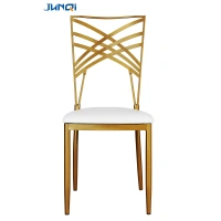 Hot selling wholesale gold metal high back hotel furniture wedding chiavari chair