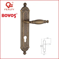 Замок для двери из цинкового сплава по европейскому стандарту (AZ9196-300)