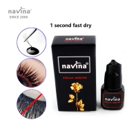 Navina pestañas Glue 1 Segundo secado rápido que dura 50 días impermeable más seguridad de fabricación de seguridad de oem