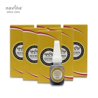 Navina Eyelahse Extension Glue/Adhesive para maquillaje 2-3 segundos para fijar más seguridad sin piseall y sistema anti-blockig interno