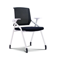 Swivel Revolving Manager Black Office Chair Computer Desk Ergonomic Visitor Chair Part Mesh Executive Training Chair