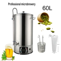 Equipo de elaboración de cerveza 60L /Máquina de alcohol /Mash Beer Tun /50 litros similares Guten Microcervecería /Brau Wolf