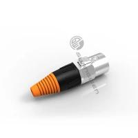 Outdoor Rocket Shape Designed Metal Button Socket Rj45 Ip65 Ip67 Waterproof Male Connector
