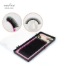 navina slim silk false individual eyelash extensions tray Curl C D OEM factory price $0.8 eyelashes extension professional