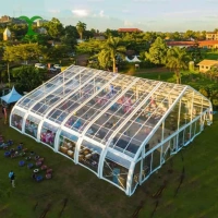 PIndian wedding tents supplies TFS waterproof prefab houses large outdoor event clear pvc transparent marquee wedding party tent