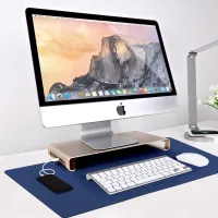 Waterproof Dual Side PU Leather Desk Pad Large Desk Blotter Protector Writing Pad non slip