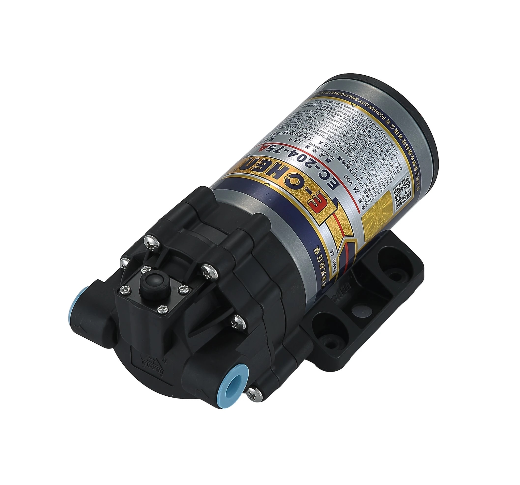 浄化器ポンプとウォーターフィルター用ダイアフラムROポンプ204-75