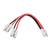 Wire cable harness 50A 120A 175A the plug 1 to 2 Piggyback Cable R&B 4AWG 6AWG 8AWG 10AWG 30CM to 10M length