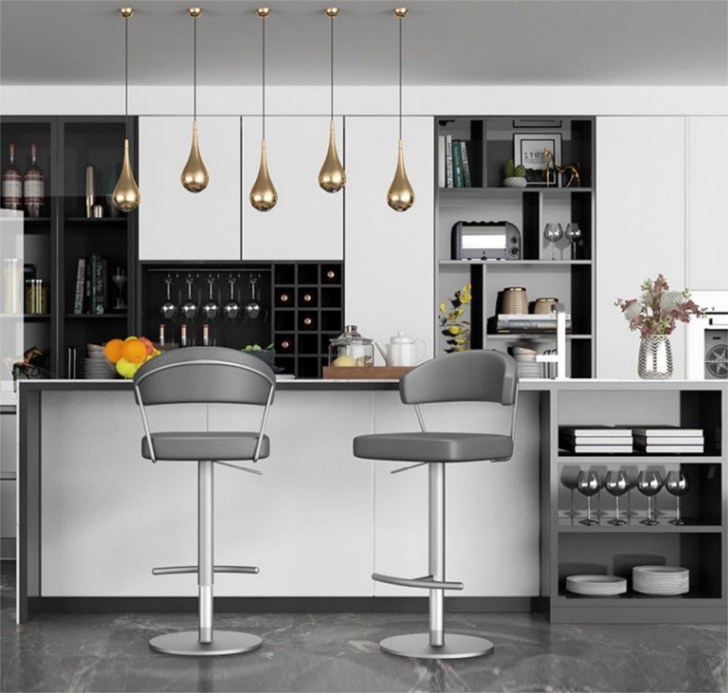 Light luxury lift bar chair modern minimalist bar chair