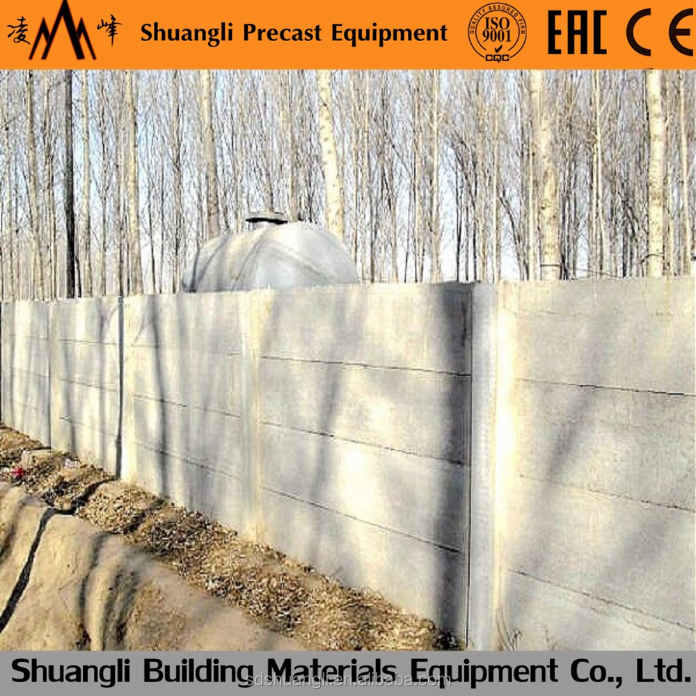 build concrete retaining wall/precast retaining walls machine/fence ...