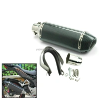 38mm~51mm Exhaust Muffler Pipe For Kawasaki NINJA 650R/ER-6F/ER-6N 2006 2007 2008