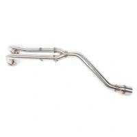 High efficiency for Yamaha TMAX 500 TMAX 530 2008-16 Stainless Full Exhaust Pipe Without Exhaust