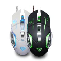 Wireless Right Handed Mouse USB Charging Functional for Gaming RGB LED Luminous Mouse
