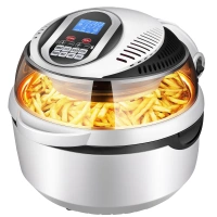 TURBOFRY OVEN 10L WITH AIRFRYS BAKES ROASTS GRILLS OIL FREE ELECTRIC AIR FRYER