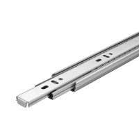 Contemporary 35mm full Extension 3 fold metal ball bearing drawer slide for drawer cabinet