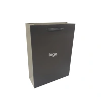Shopping Gift Jewelry Packaging Boutique Bags Matte Paper Bag With Your Own Logo