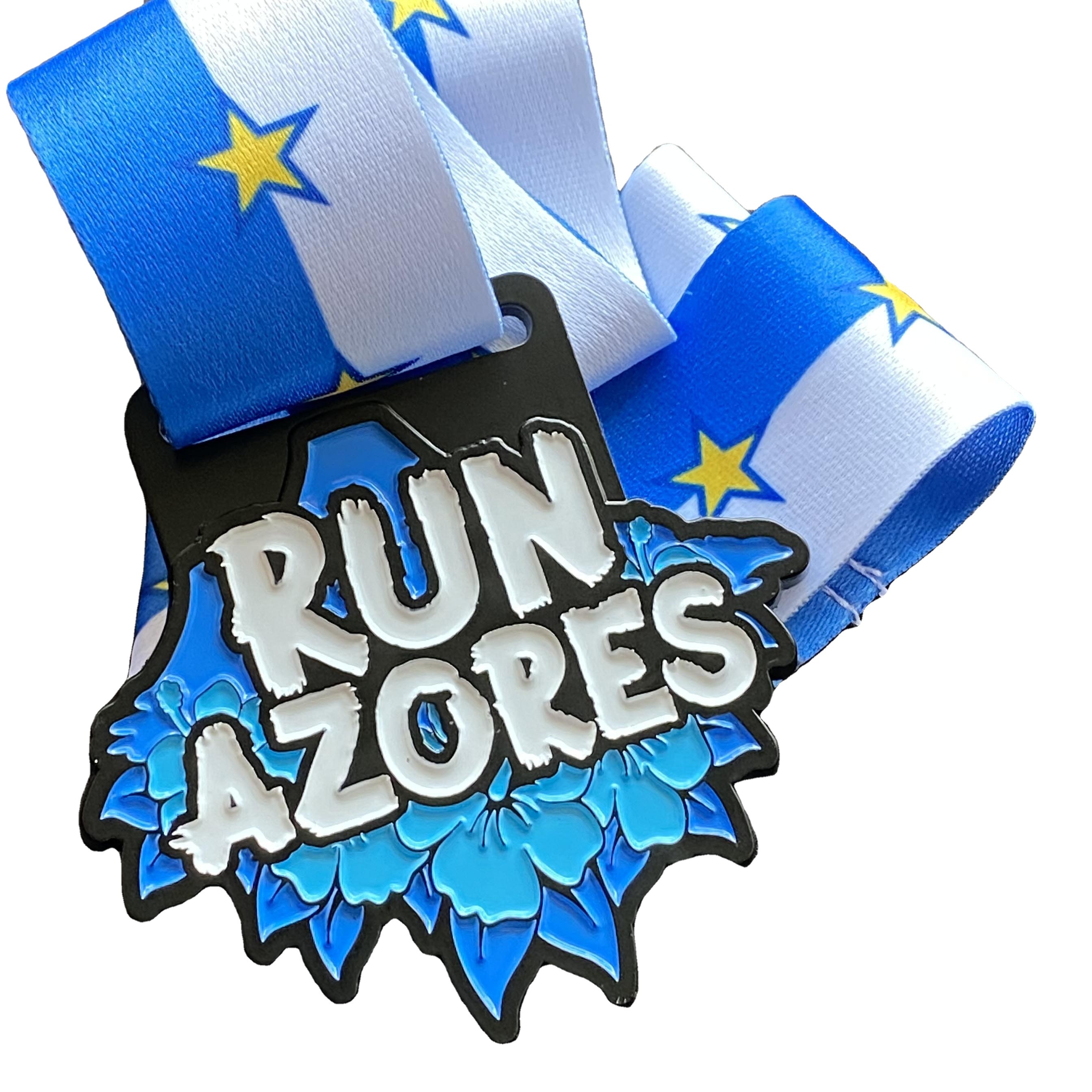 Run Azores Marathon Finisher Awards Metal Medal Custom Medal