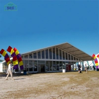 Large Capacity Anti-rust Aluminum Alloy Structure and Clear Waterproof PVC Fabric Outdoor Party Event Wedding Marquee Tent