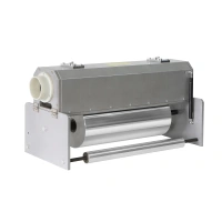 HW-CF corona processing station for metal film with ceramic electrode corona treatment