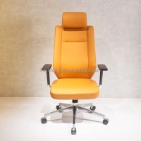 high end comfortable modern silla de oficina high back computer black leather office chair