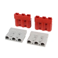 2-4 gauge battery quick connect/disconnect wire harness plug 3 pin connector for truck, tow, forklift