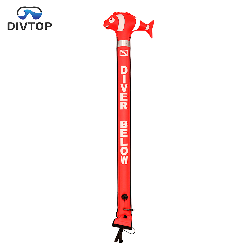 6 foot Nemo Dive Buoy SMB Signal Tube Diving Marker Buoy with OPR Valve