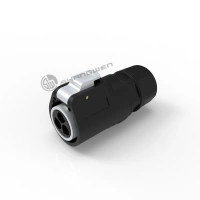 High Temperature Dust Proof Button 3 Pin Power Led Connector Industrial Male Connectors