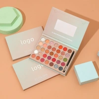 Hot sale Professional 35 Full Color Eyeshadow Fashion Cosmetic Contour Concealer Blush Makeup Eyeshadow Palette wholesale