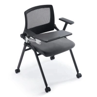 New Design Modern style chairs office training chair adult study table chair with writing board