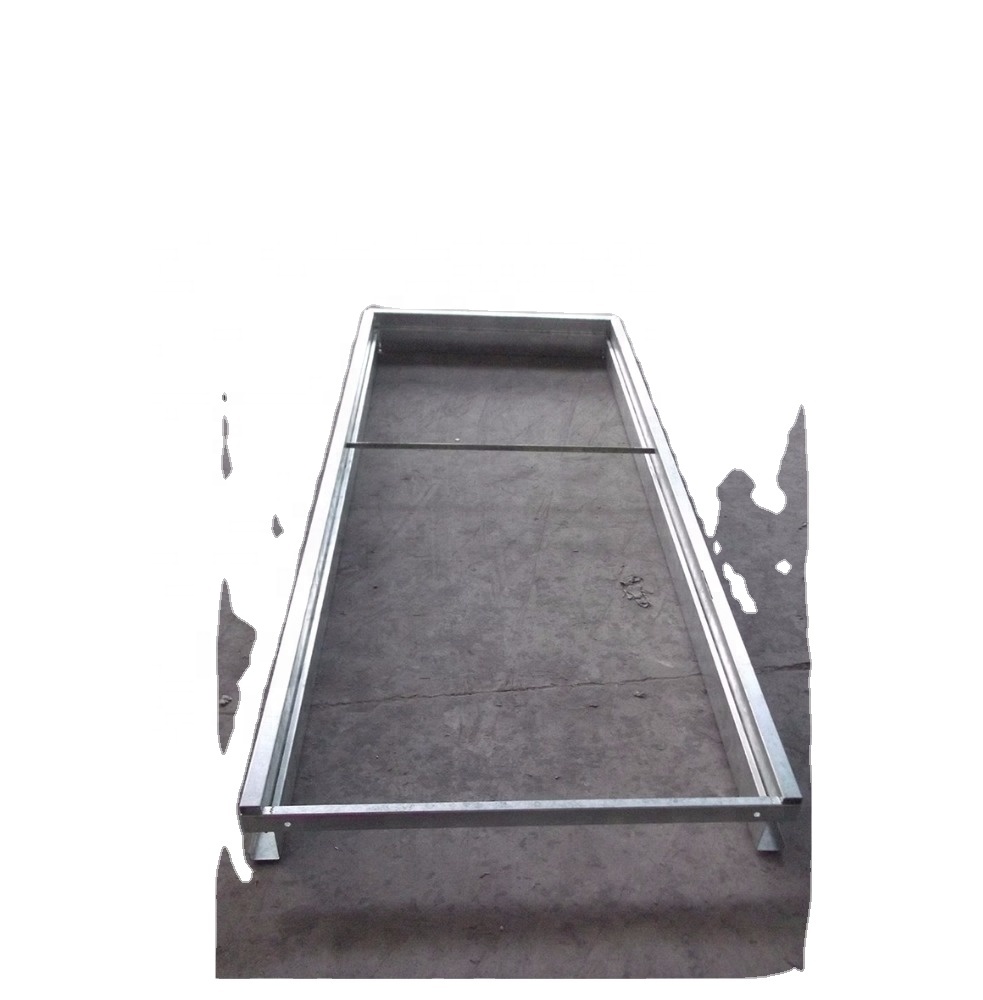 Knock down door frame, galvanized steel door frame