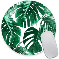 New waterproof restaurant solid color round mat household thermal insulation decorative table mat