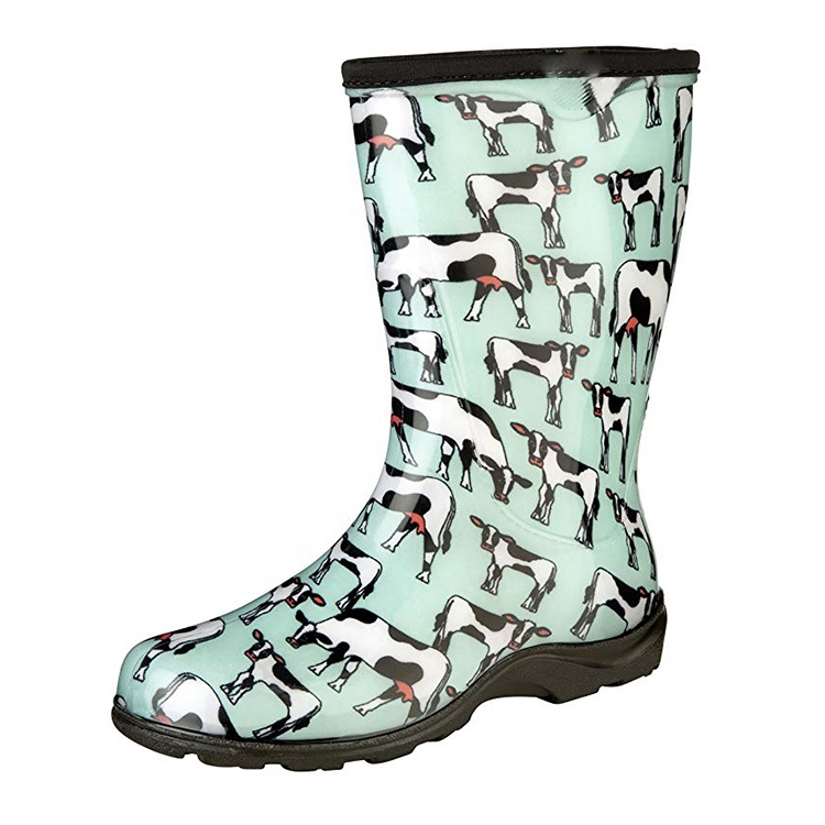 custom printed rain boots