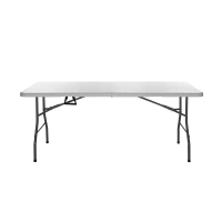 White square plastic folding table wholesale high quality table hot selling table for outdoor party