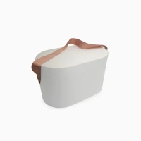 Wholesale hat clothing hair packaging oval storage paper gift boxes with pink ribbon