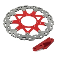 Best Sell 320mm Front Floating Brake Disc Rotor And Bracket For HONDA CRF250X CRF450R CRF X SUPERMOTARD (HM) 450CC 04-09