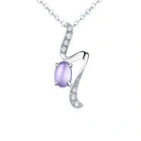 Classical Broken Silver Charm Pendant lamp charms, 925 platinum Silver Pendant Heart Diamond Jewelry Pendant