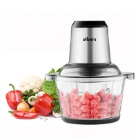 High Efficiency Automatic Mincing Machine Pure Copper Motor Kitchen Mixer Electric Meat Grinder Slicers