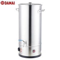 Commercial 25L 40L cheap electric stainless steel water urn hot water boiler water kettle with CE for HOTEL for homebrew