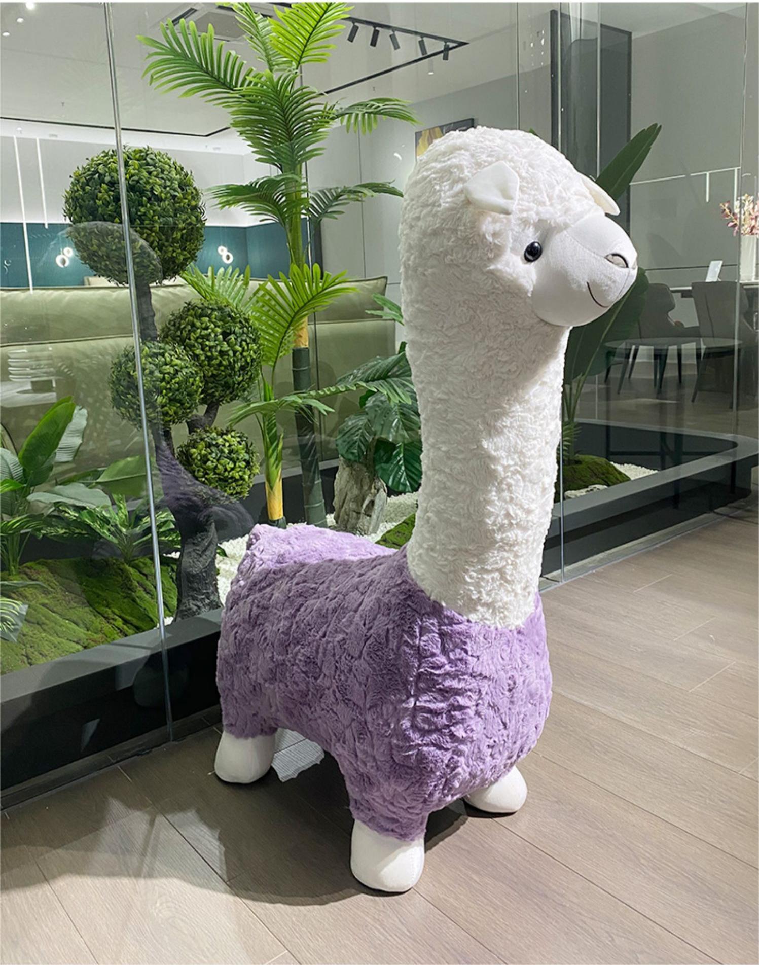 Scandinavian wind creative alpaca seat decorative seating animal stool