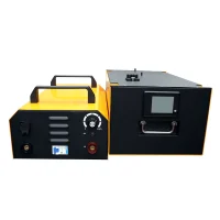 New product Welding machine use at the place with out electricity, could change itself battery pack when one battery used up